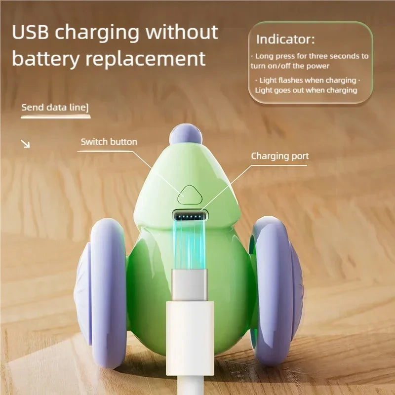 Automatic Moving Mouse Cat Toy Electric Smart Obstacle Avoidance Car Toy Rechargeable Interactive Teaser Pet Play Supplies